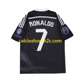 Real Madrid Cristiano Ronaldo 7 2014 Retro Maglia Terza Manica Corta